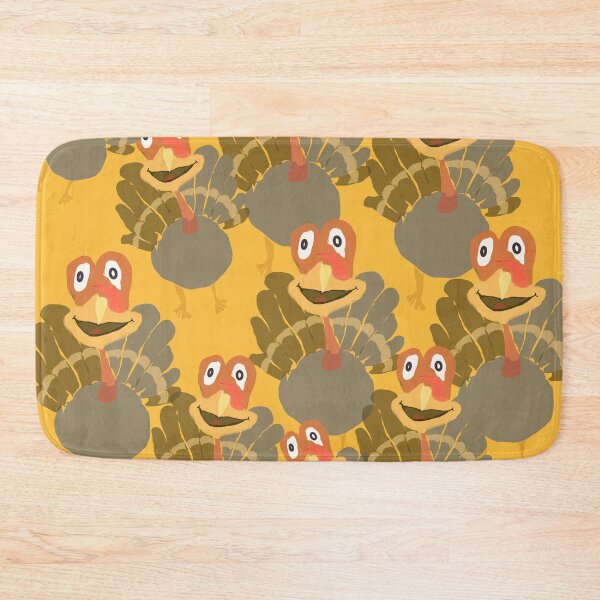 Item preview, Funny Turkeys Orange designed and sold by ArtMeetsPizza.