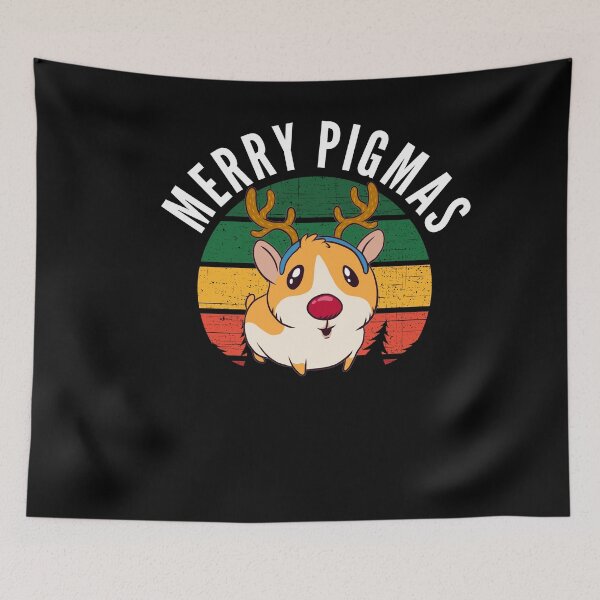 Item preview, Funny Guinea Pig Merry Pigmas Christmas designed and sold by Club7Studios.