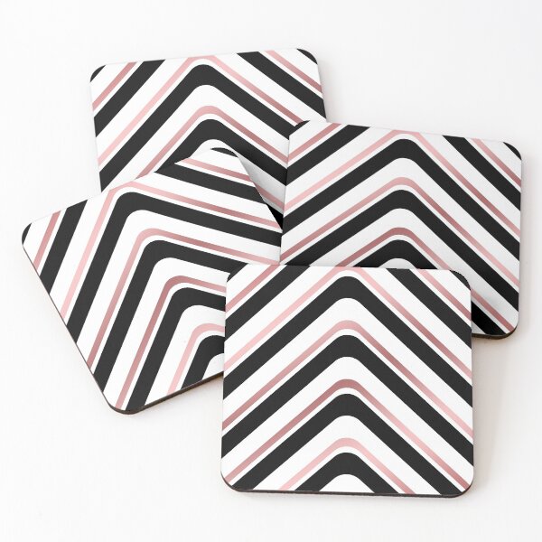 Item preview, Black and rose gold chevron designed and sold by MrJean.