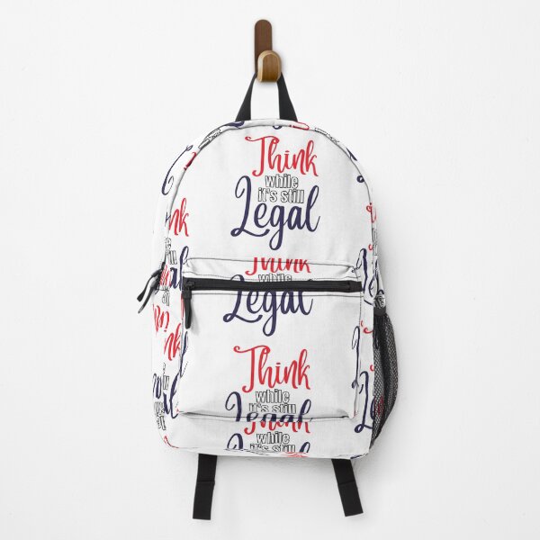 Item preview, Think while it's still legal, red white & blue designed and sold by Auntieck.