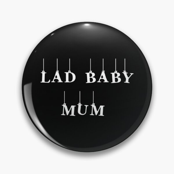 Item preview, vintage Lad Baby Mum Hanging Text , vintage  Lad Baby Mum Typography    designed and sold by AccidentalPur.