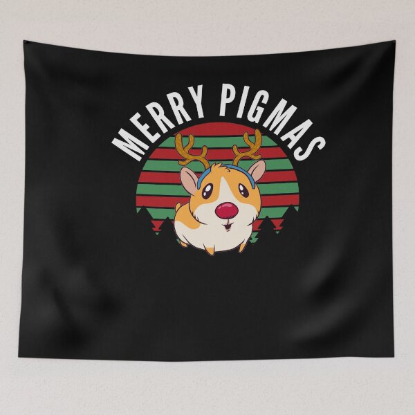 Item preview, Funny Guinea Pig Merry Pigmas Christmas designed and sold by Club7Studios.