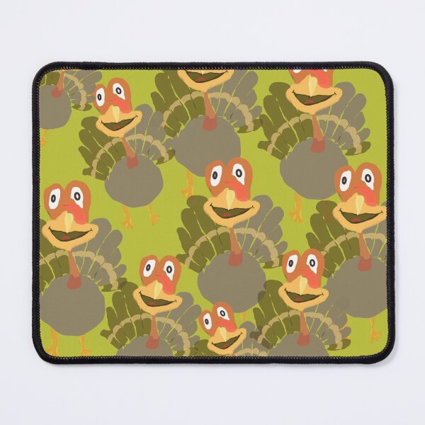 Item preview, Funny Turkeys Green designed and sold by ArtMeetsPizza.