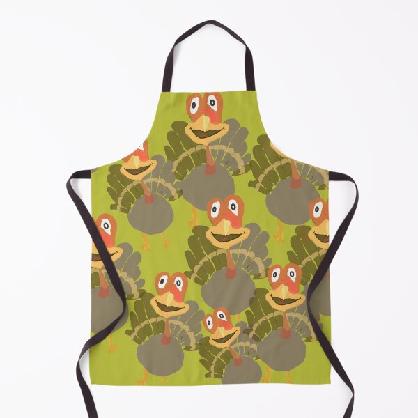 Item preview, Funny Turkeys Green designed and sold by ArtMeetsPizza.