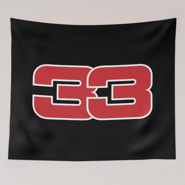 Item preview, 33 Driver Number (Black BG) designed and sold by FilipeFerreira.