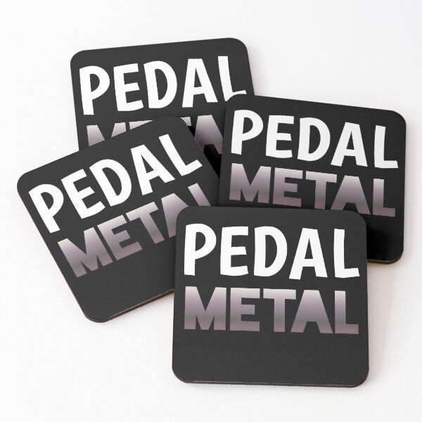 Aperçu de l'œuvre Pedal Metal - Passionné de voitures de sport - Texte typographique graphique disant - Amateur de pilote de voiture de course - créée et vendue par Gaming x Sports.