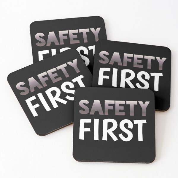 Item preview, Safety First - Sports Cars Enthusiast - Graphic Typographic Text Saying - Race Car Driver Lover -  designed and sold by Gaming x Sports.