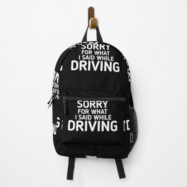 Item preview, Sorry For What I Said While Driving - Sports Cars Enthusiast - Graphic Typographic Text Saying - Race Car Driver Lover - designed and sold by Gaming x Sports.