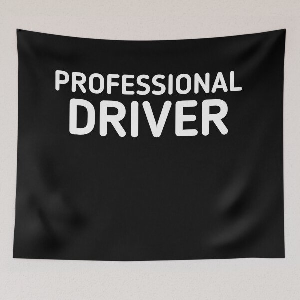 Item preview, Professional Driver - Sports Cars Enthusiast - Graphic Typographic Text Saying - Race Car Driver Lover -  designed and sold by Gaming x Sports.