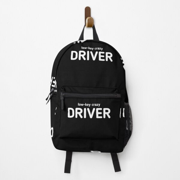 Item preview, Low Key Crazy Driver - Sports Cars Enthusiast - Graphic Typographic Text Saying - Race Car Driver Lover - designed and sold by Gaming x Sports.