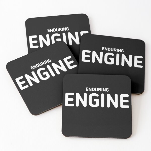 Item preview, Enduring Engine - Sports Cars Enthusiast - Graphic Typographic Text Saying - Race Car Driver Lover -  designed and sold by Gaming x Sports.