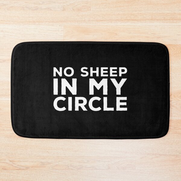 Item preview, No Sheep in my Circle simple letters designed and sold by ciaobebo.
