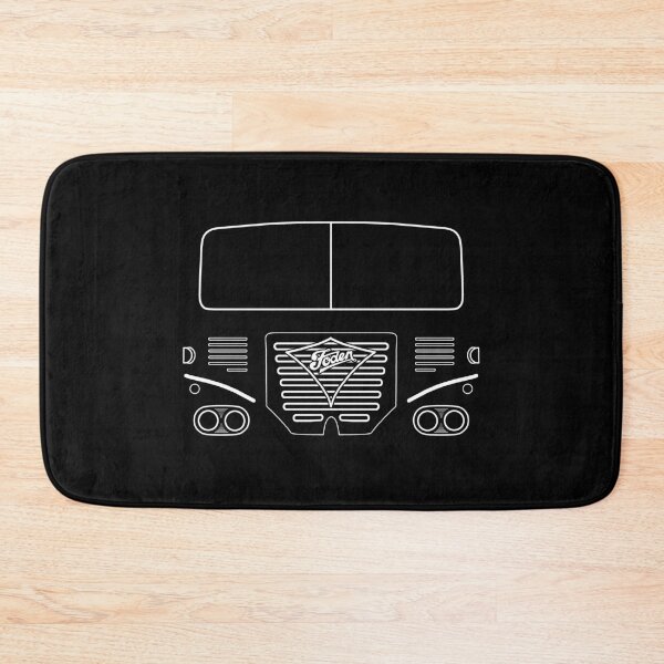 Item preview, Foden S40 1970s heavy lorry white outline graphic designed and sold by soitwouldseem.