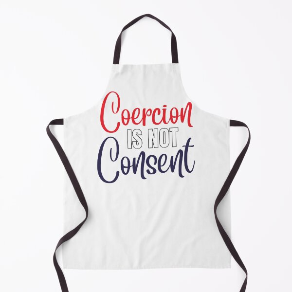 Item preview, Coercion is not consent, red white & blue designed and sold by Auntieck.