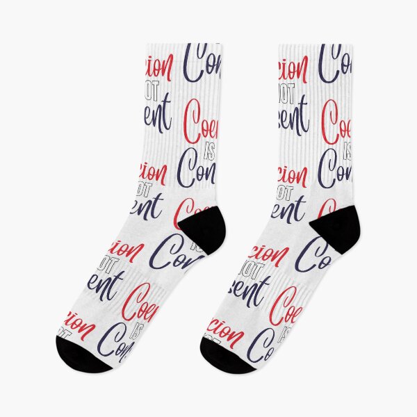 Item preview, Coercion is not consent, red white & blue designed and sold by Auntieck.