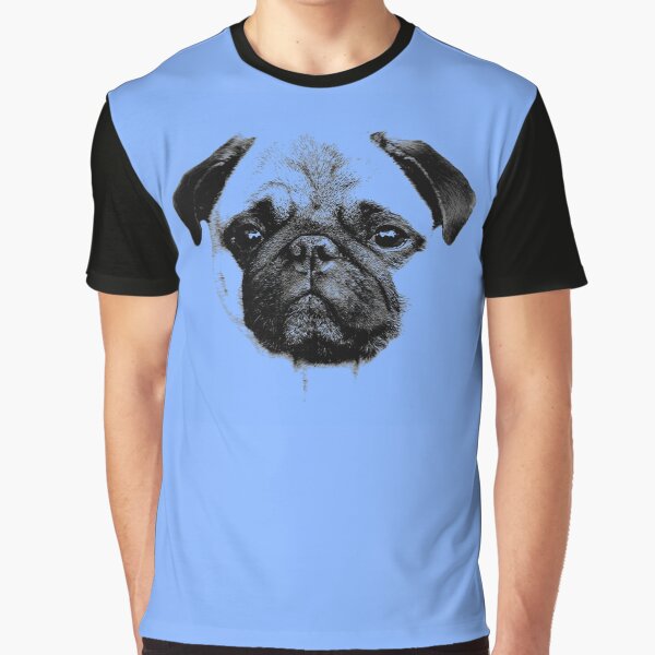 MOPS HUNDEWELPE Grafik T-Shirt