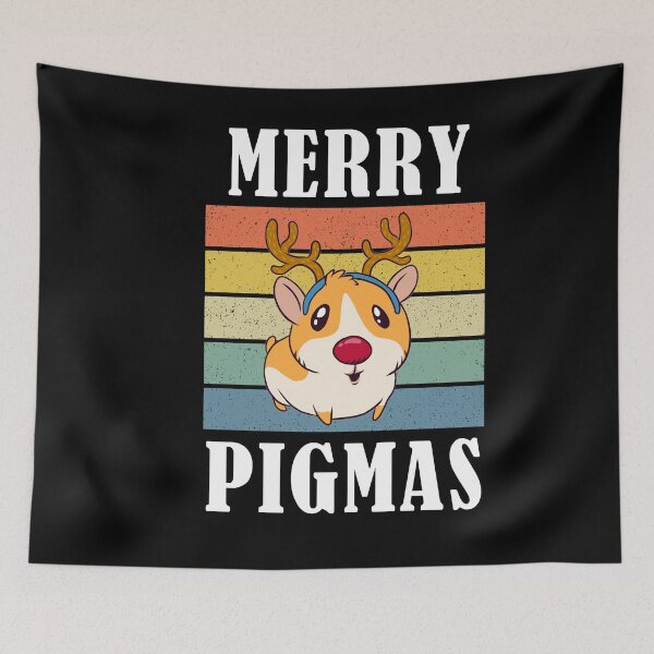 Item preview, Funny Guinea Pig Merry Pigmas Christmas designed and sold by Club7Studios.