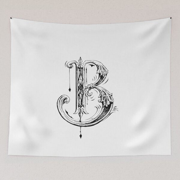 Item preview, Ornamental letter B designed and sold by Cretalyst.