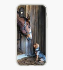 Two Friends- 2015 Dover Saddlery contest winer iPhone Case