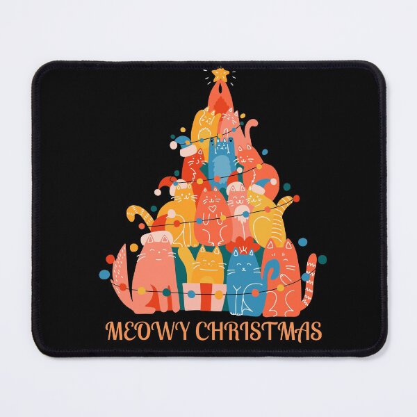 Item preview, Meowy Christmas! Cute Christmas cat design! designed and sold by HROC.