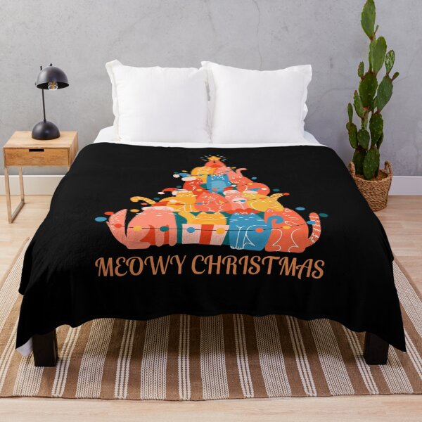 Item preview, Meowy Christmas! Cute Christmas cat design! designed and sold by HROC.