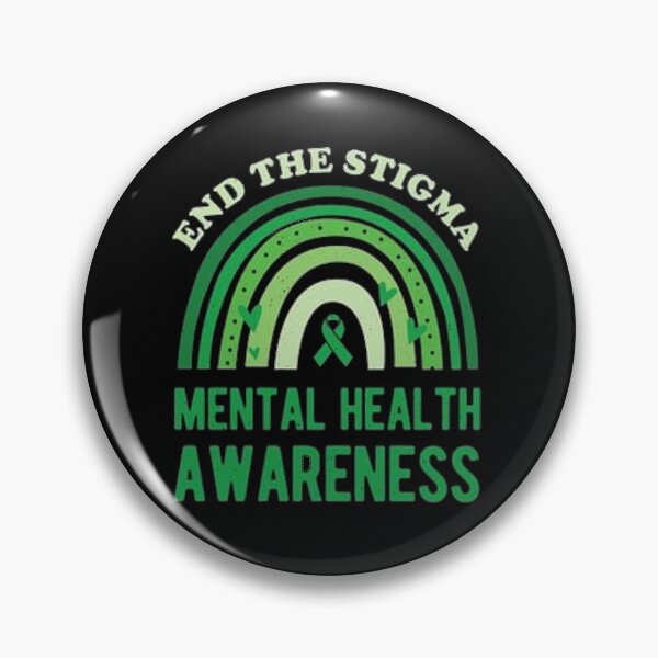 Item preview, End The Stigma Mental Health Awareness We Wear Green | World Mental Health Day  designed and sold by ghazalish.