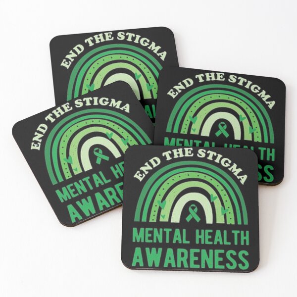 Item preview, End The Stigma Mental Health Awareness We Wear Green | World Mental Health Day  designed and sold by ghazalish.