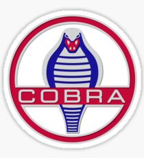 Pegatina Emblema Shelby Cobra (sin rayas)