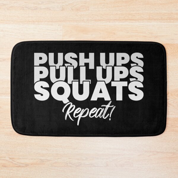 Item preview, Push UPS Pull UPS Squats Repeat! designed and sold by IllustrT.