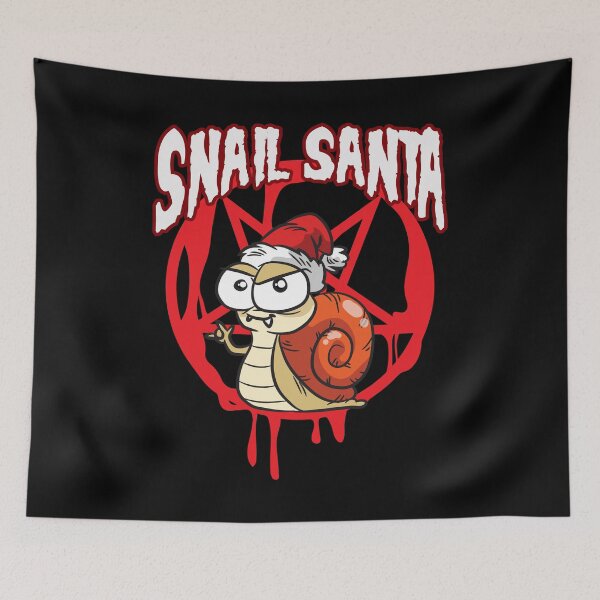 Item preview, Snail Santa Christmas Wordplay for Atheists designed and sold by Moonpie90.