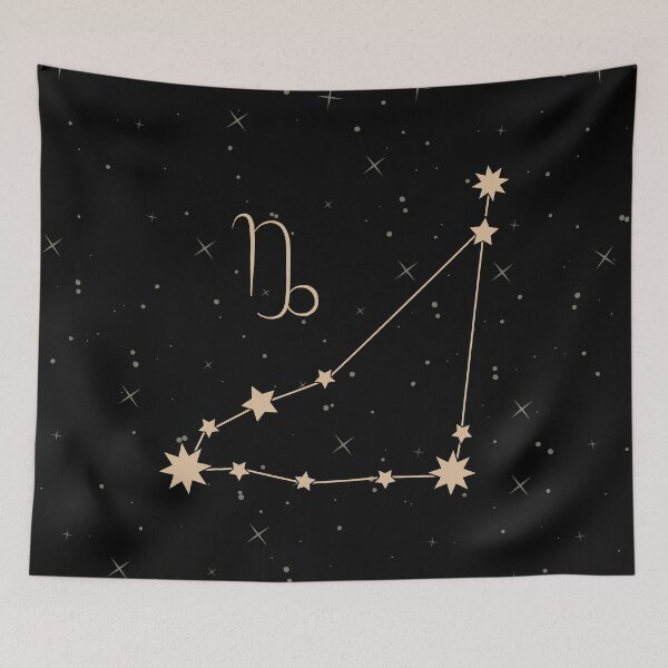 Item preview, Capricorn Star Sign Zodiac Constellation designed and sold by sashabookishart.