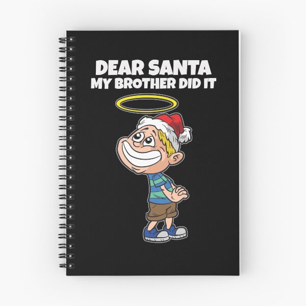 Item preview, Dear Santa My Brother Did it Innocent Angel Boy designed and sold by Moonpie90.