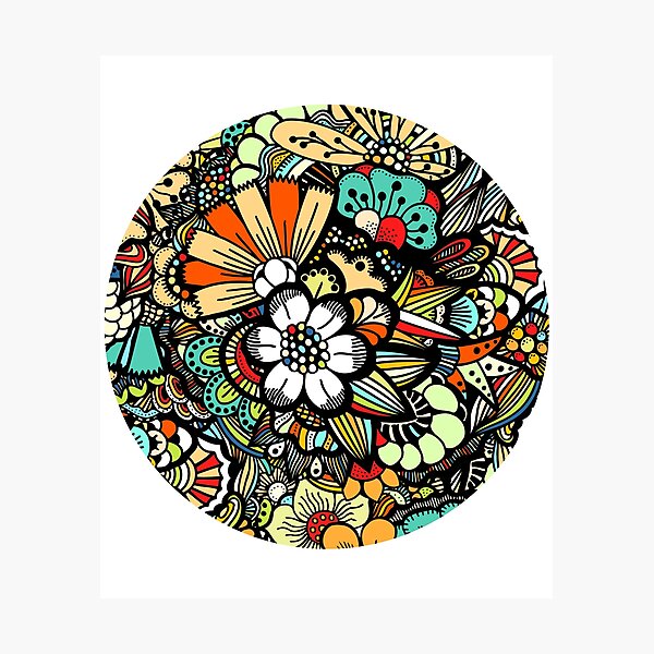 Item preview, Vintage Flowerpattern designed and sold by YANAY-FASHION.