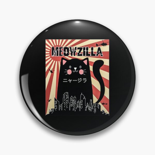 Item preview, Copy of Cute Kitten - Meowzilla Cat Catzilla In City Sunset| Perfect Gift designed and sold by heathesvan.