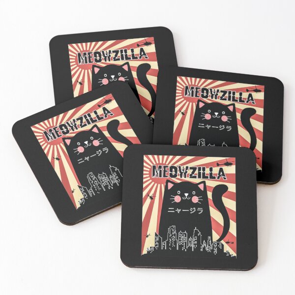 Item preview, Copy of Cute Kitten - Meowzilla Cat Catzilla In City Sunset| Perfect Gift designed and sold by heathesvan.