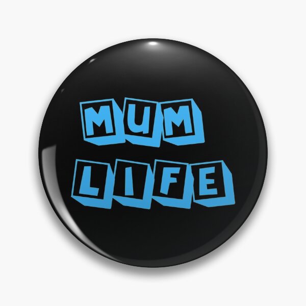 Item preview, Mum Life Cube Typography, Mum Life Text Based    designed and sold by AccidentalPur.