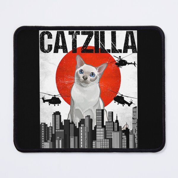 Item preview, Funny Vintage Japanese Catzilla| Perfect Gift designed and sold by heathesvan.