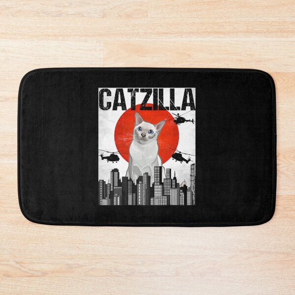 Item preview, Funny Vintage Japanese Catzilla| Perfect Gift designed and sold by heathesvan.