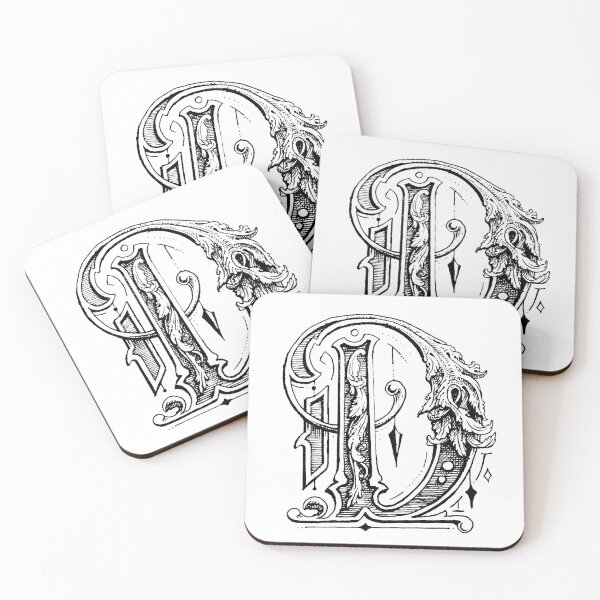 Item preview, Ornamental letter D designed and sold by Cretalyst.