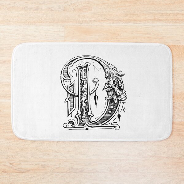 Item preview, Ornamental letter D designed and sold by Cretalyst.