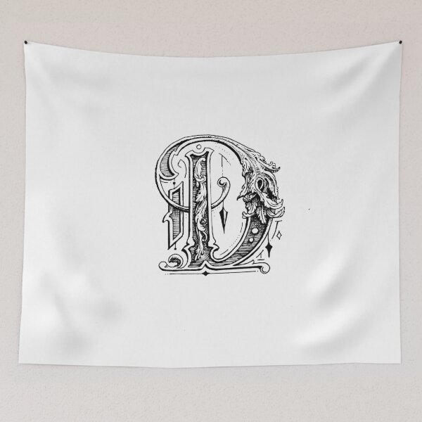 Item preview, Ornamental letter D designed and sold by Cretalyst.