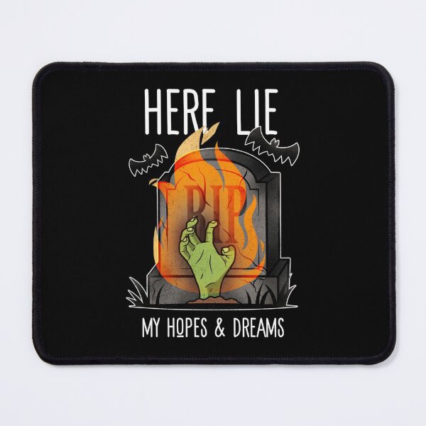 Item preview, Here Lie My Hopes And Dreams Sarcastic Tee for Adults designed and sold by josephlewis786.