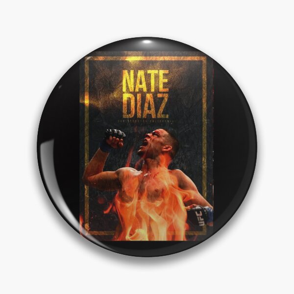 Item preview, Nate Diaz Gold Nate Diaz UFC Fighter Nate Diaz McGregor   designed and sold by THOMAS-BOUT.