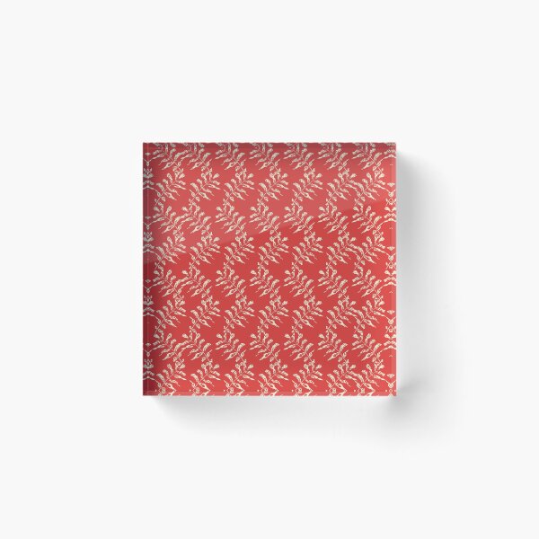 Item preview, Red Alert & Winter White Leaves designed and sold by Kettukas.