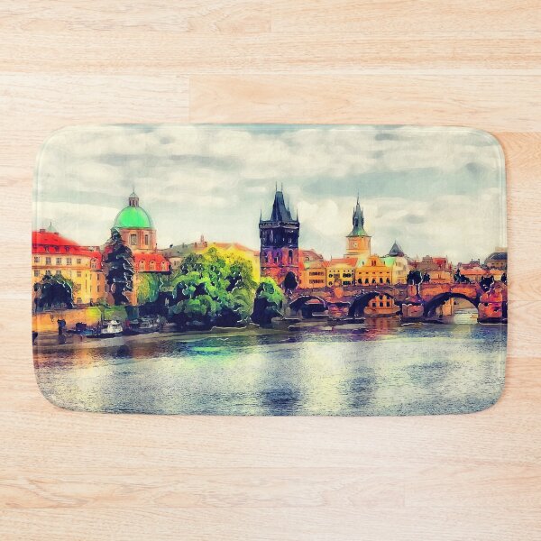 Item preview, Prague bridge watercolor #prague designed and sold by JBJart.