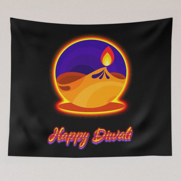 Item preview, Beautiful Diya - Happy Diwali designed and sold by ak3shay.