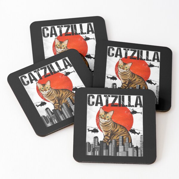 Item preview, Funny Vintage Japanese Catzilla Toyger| Perfect Gift designed and sold by heathesvan.