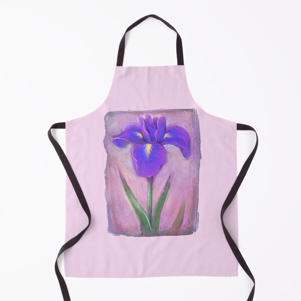 Item preview, Purple Iris Flower Hand Painted Flower Illustration designed and sold by Shadowlight21.
