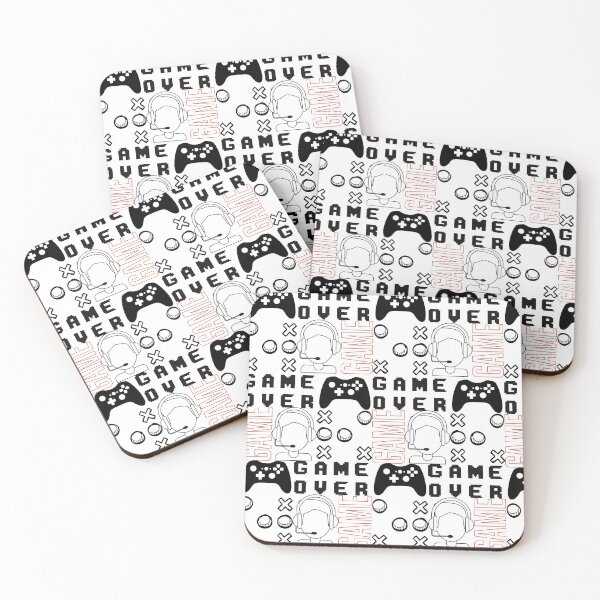 Item preview, Hard Core Gamer Guy - Video Game Pattern design designed and sold by Witfulwisdom.