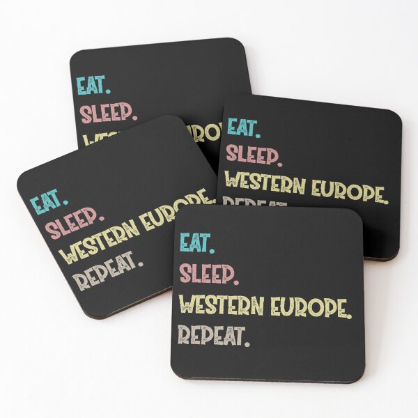 Item preview, Eat. Sleep. Western Europe. Repeat. designed and sold by Life Shop.